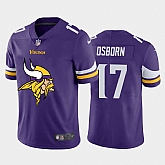 Nike Vikings 17 K.J. Osborn Purple Team Big Logo Vapor Untouchable Limited Jersey Dzhi